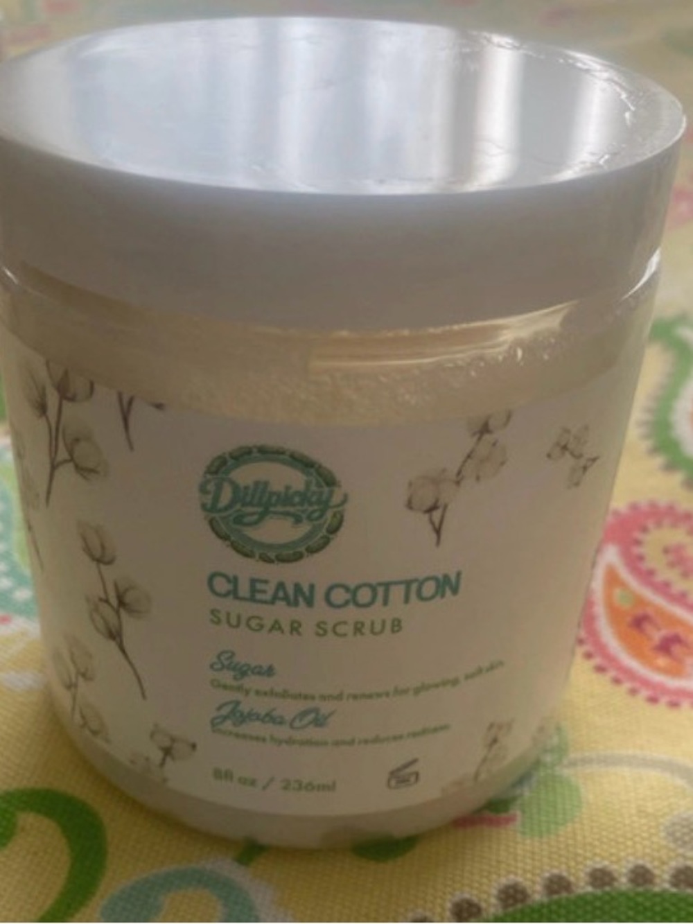 Aminnah Clean cotton sugar scrub 8 Oz